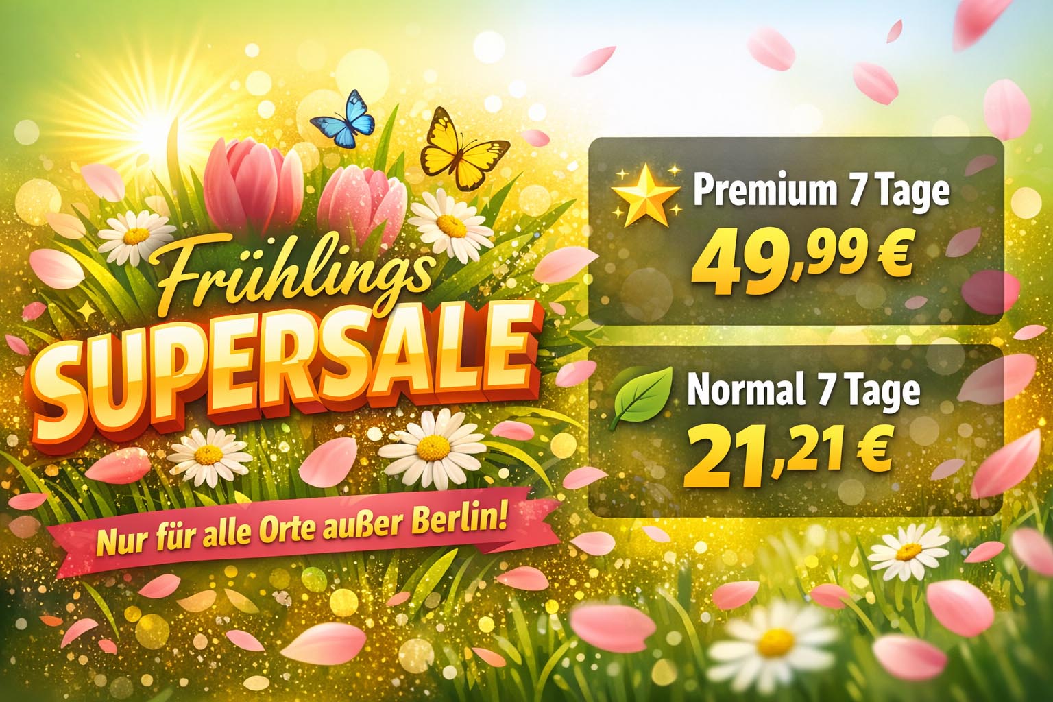 Frühlings Supersale